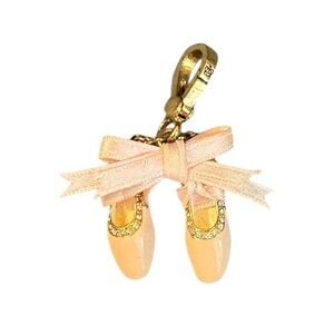 Juicy Couture Pink Ballet Slippers with Rhinestones